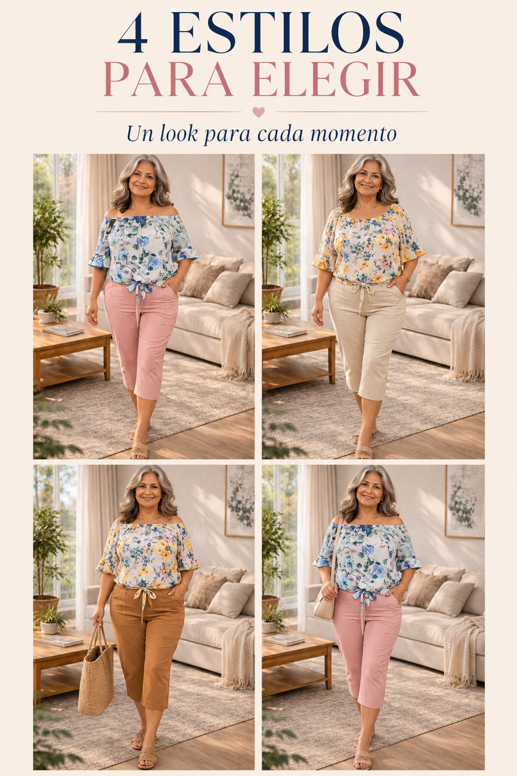 PACK CLÓSET RENOVADO  3 CAPRIS + BLUSA GRATIS